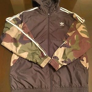 Adidas Camo Windbraker Jacket